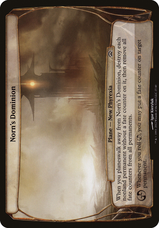 Norn's Dominion (Planes) [Planechase 2012 Planes] Foil
