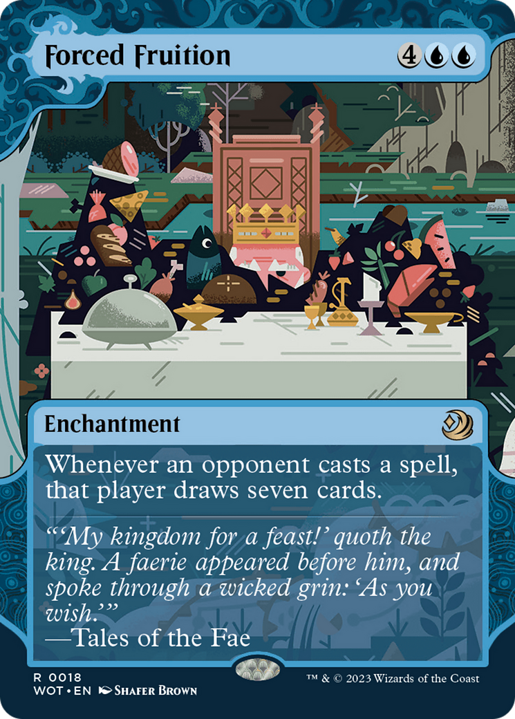 Forced Fruition (Showcase) (018) Foil - Wilds of Eldraine: Enchanting Tales