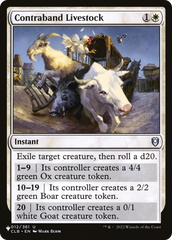 Contraband Livestock [The List Reprints] | Silver Goblin