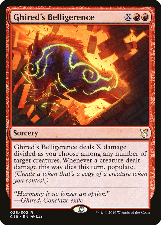 Ghired's Belligerence (025) - Commander 2019