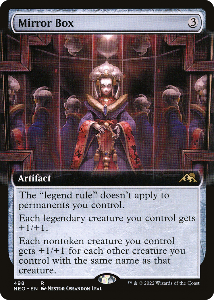 Mirror Box (Extended Art) (498) - Kamigawa: Neon Dynasty
