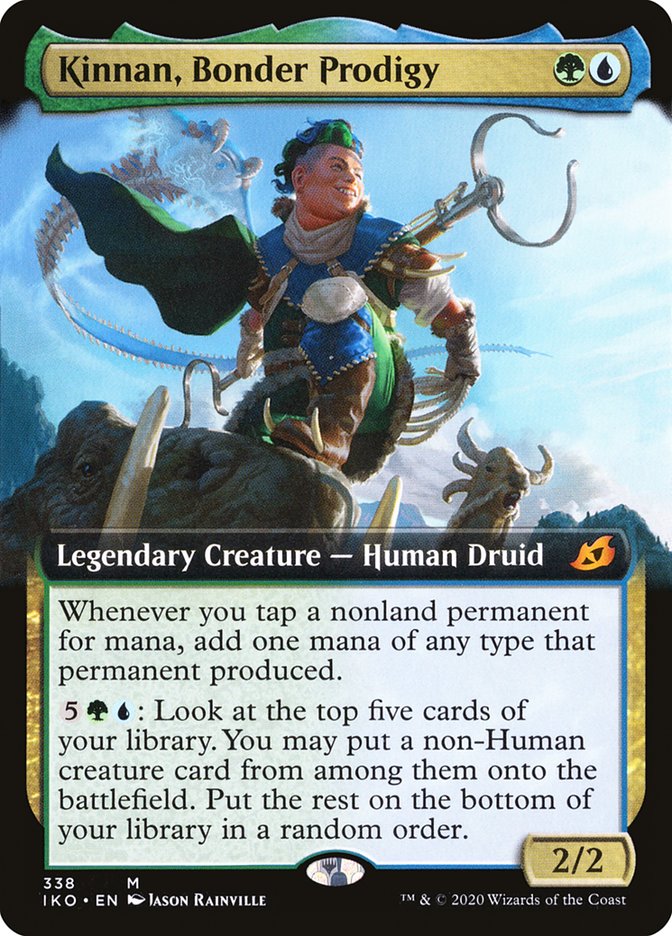 Kinnan, Bonder Prodigy (Extended Art) [Ikoria: Lair of Behemoths] | Silver Goblin