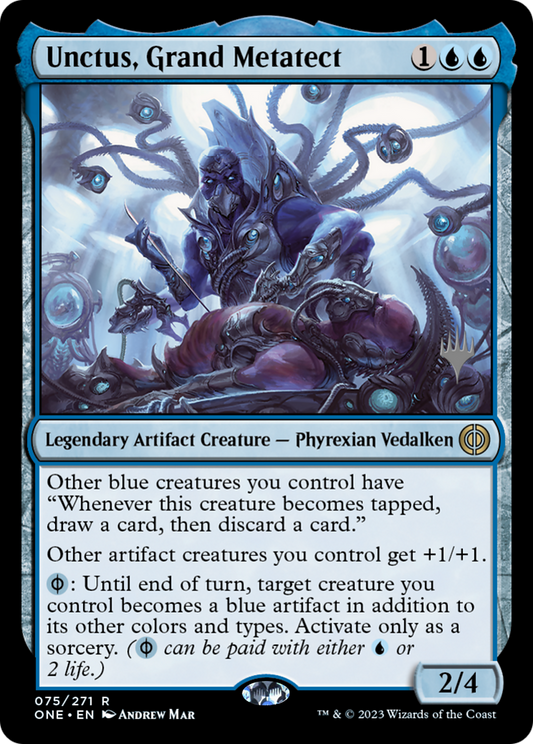 Unctus, Grand Metatect (75p) Foil - Phyrexia: All Will Be One Promos