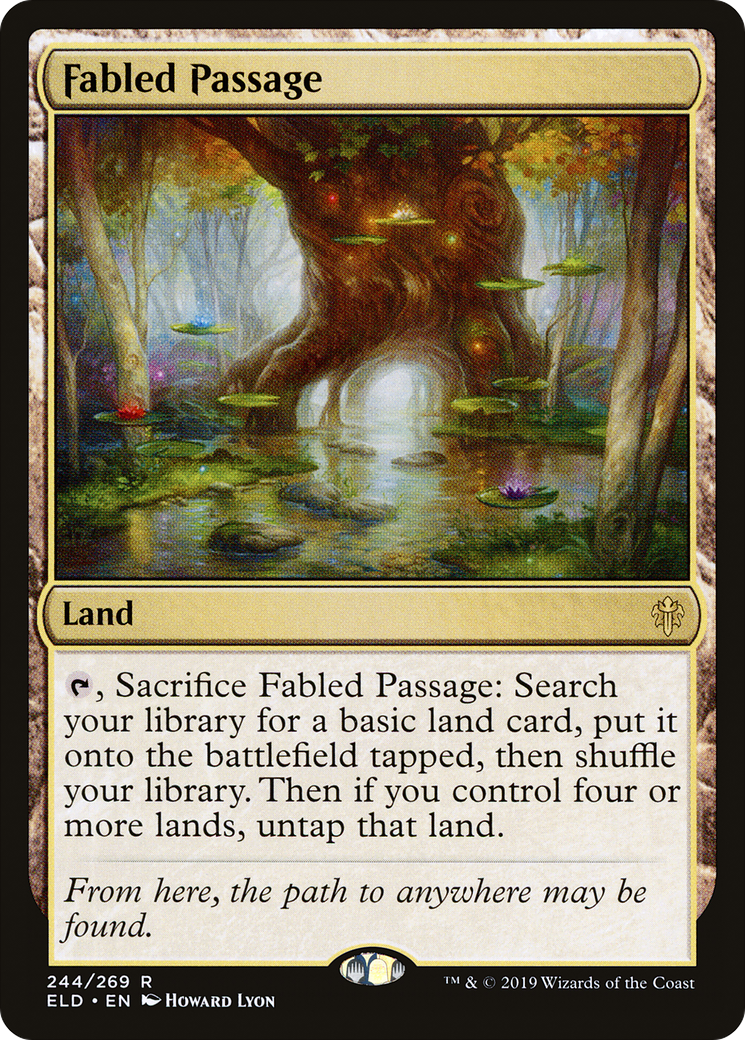 Fabled Passage (244) Foil - Throne of Eldraine