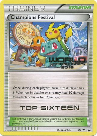 Champions Festival 2016 Top Sixteen (XY176) [XY: Black Star Promos] | Silver Goblin