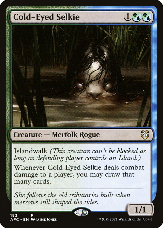 Cold-Eyed Selkie (183) - Forgotten Realms Commander