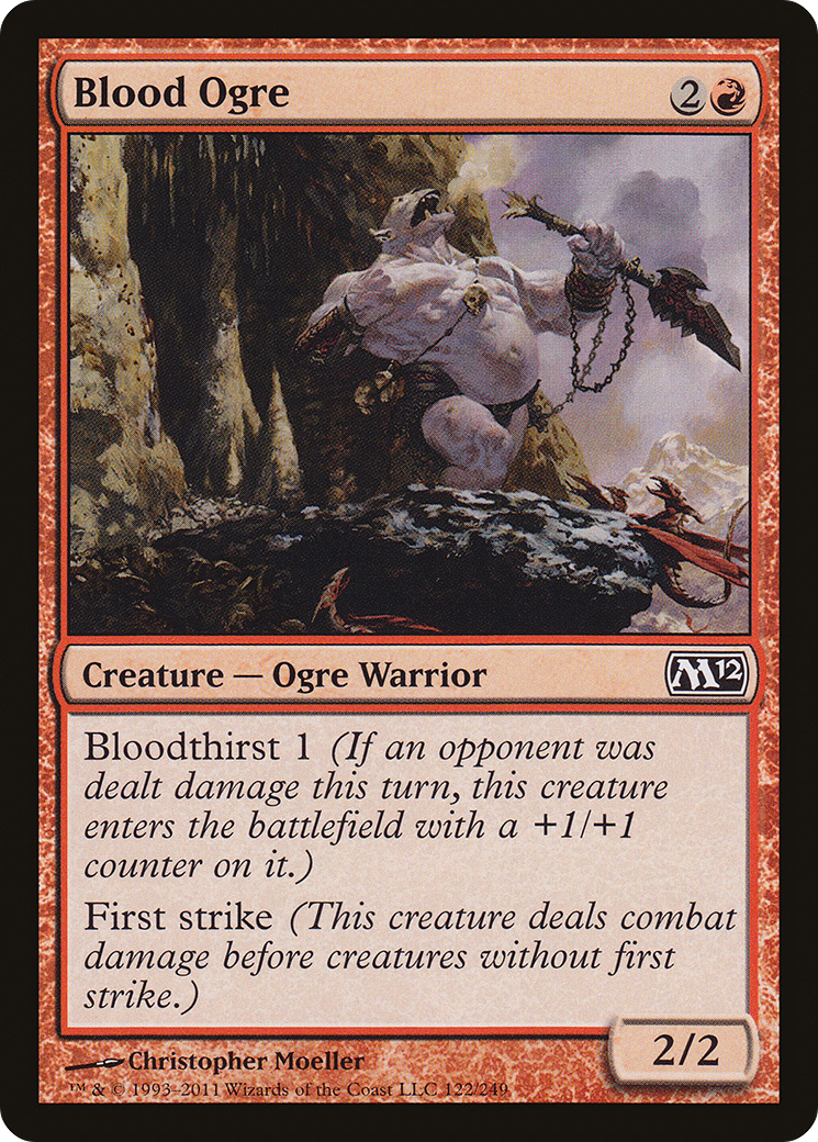 Blood Ogre (122) Foil - Magic 2012