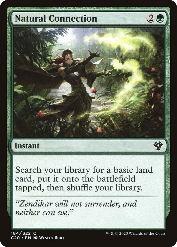 Natural Connection (184) - Commander 2020