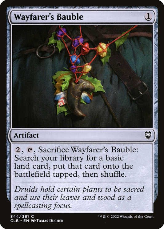 Wayfarer's Bauble [Commander Legends: Battle for Baldur's Gate] Foil