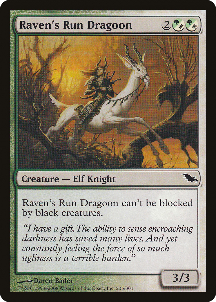 Raven's Run Dragoon (235) Foil - Shadowmoor