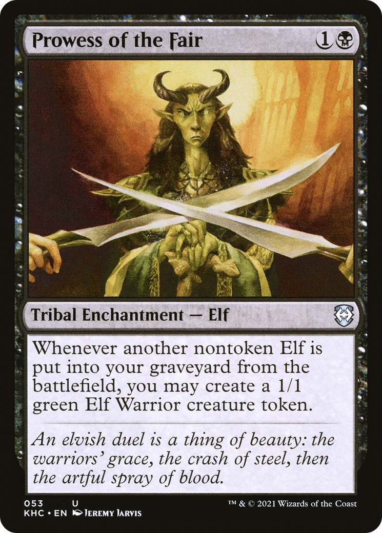 Prowess of the Fair (053) - Kaldheim Commander