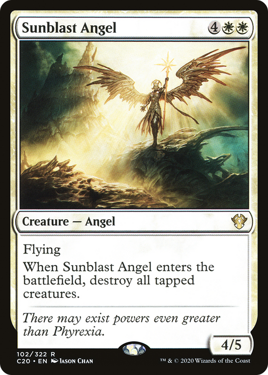 Sunblast Angel (102) - Commander 2020