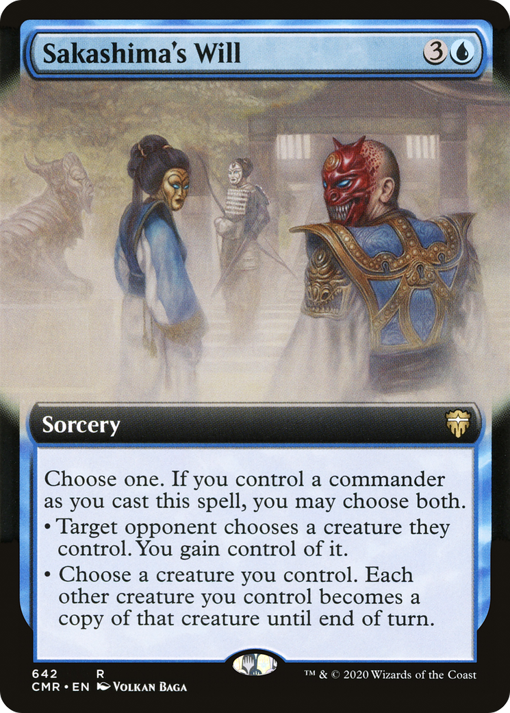 Sakashima's Will (Extended Art) (642) - Commander Legends