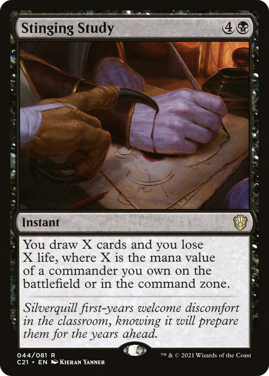 Stinging Study (044) - Commander 2021