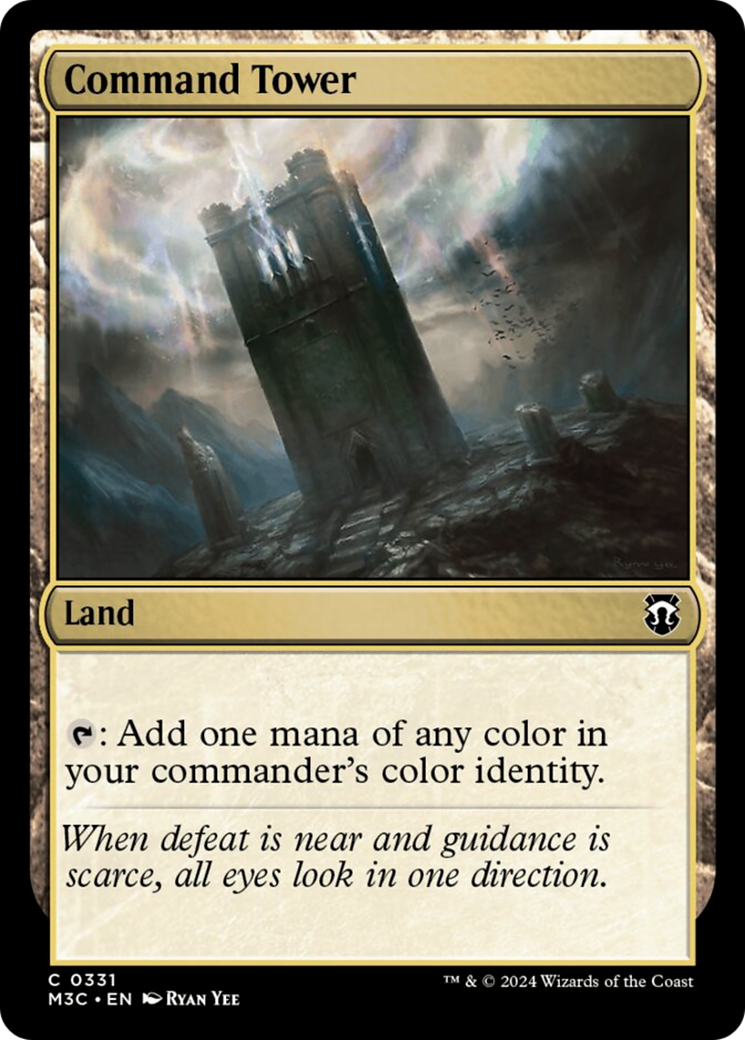 Command Tower (Ripple Foil) [Modern Horizons 3 Commander] | Silver Goblin