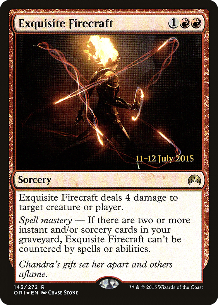 Exquisite Firecraft (143) Foil - Magic Origins Promos