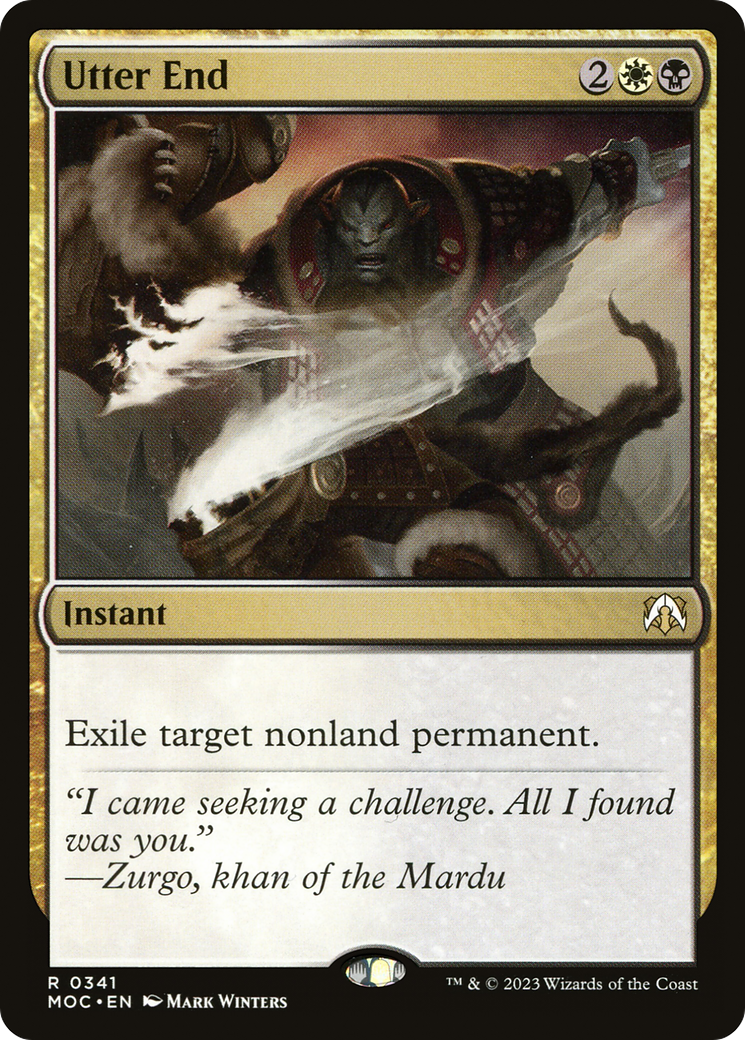 Utter End (341) - March of the Machine Commander