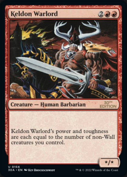 Keldon Warlord (156) - 30th Anniversary Edition