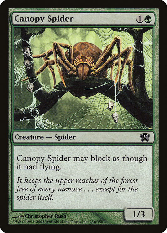 Canopy Spider (236★) Foil - Eighth Edition