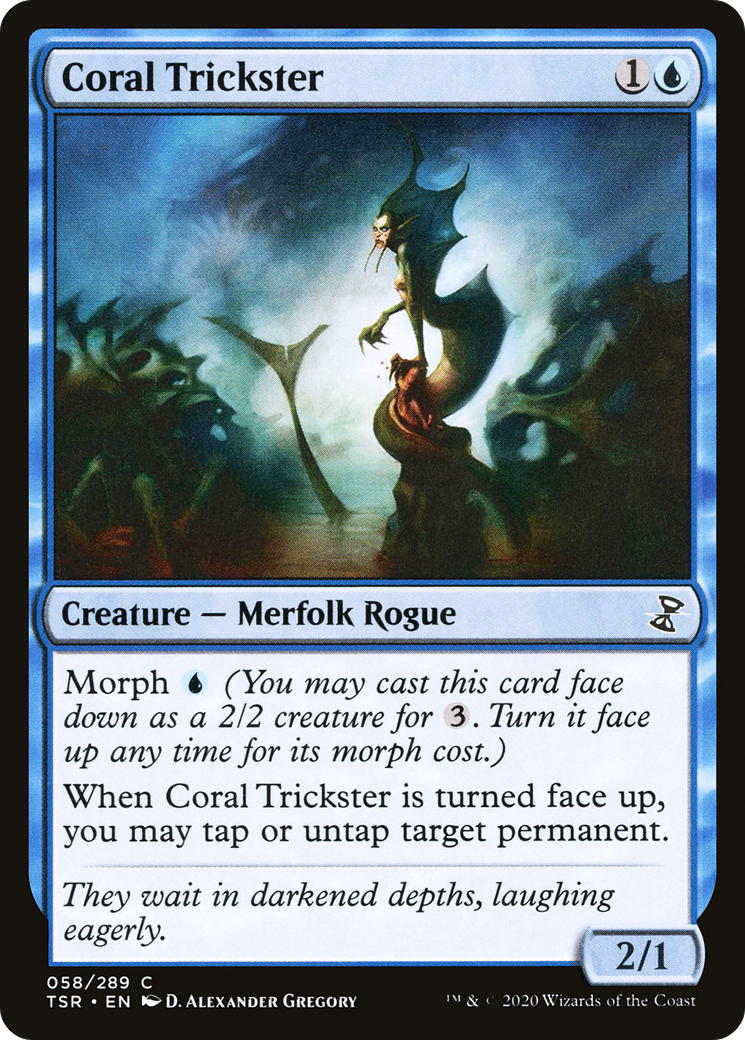 Coral Trickster (058) Foil - Time Spiral Remastered