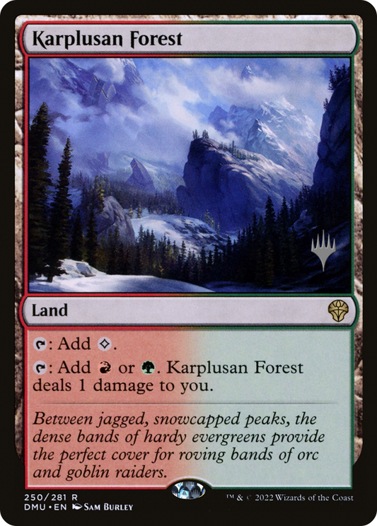 Karplusan Forest (Promo Pack) [Dominaria United Promos] Foil