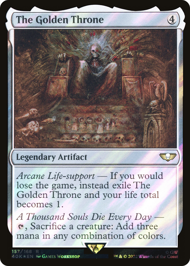The Golden Throne (157) Surge Foil - Warhammer 40,000 Commander
