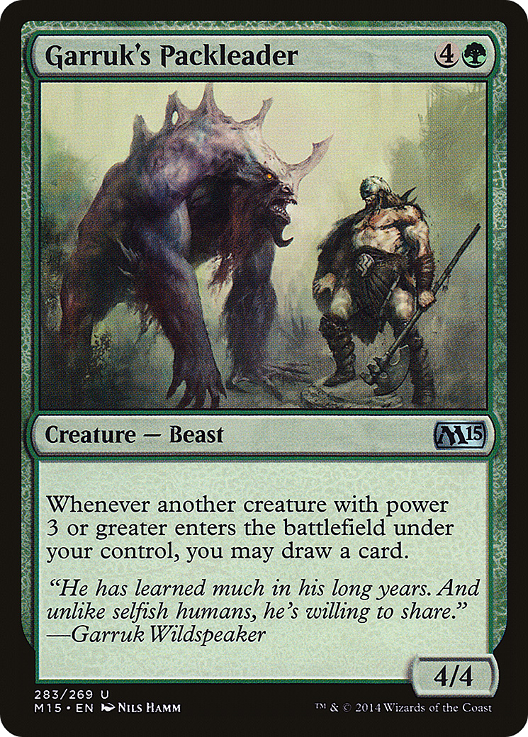 Garruk's Packleader (283) - Magic 2015