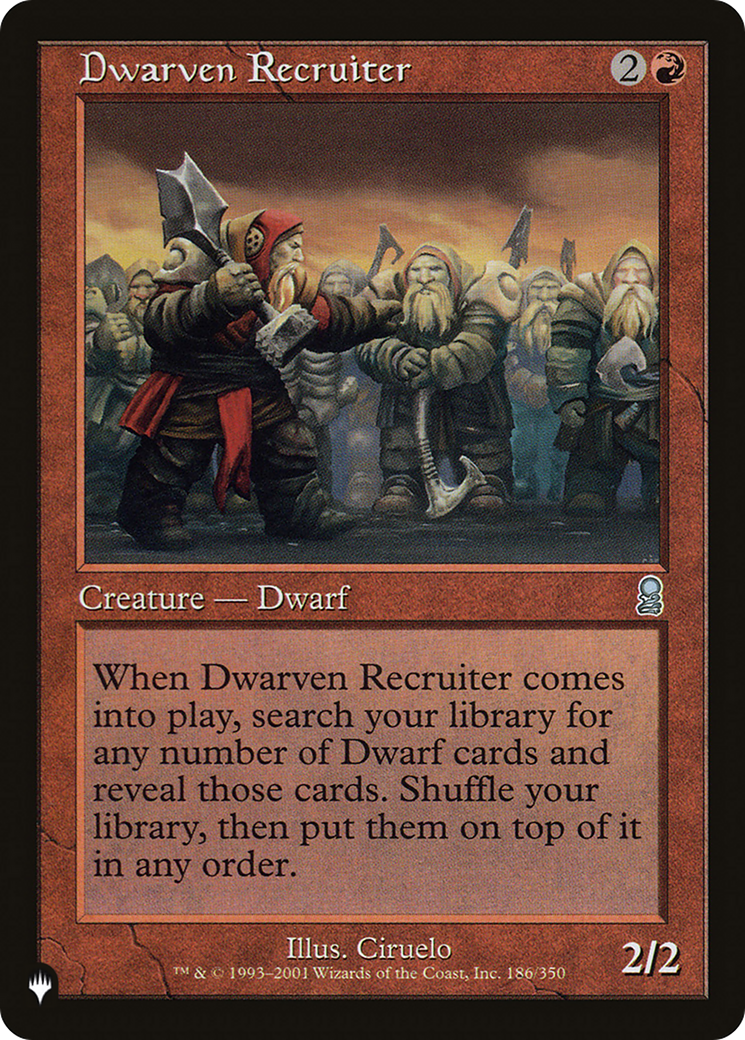 Dwarven Recruiter [The List] | Silver Goblin