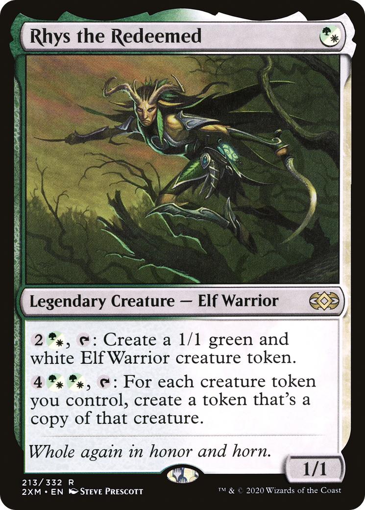 Rhys the Redeemed (213) Foil - Double Masters