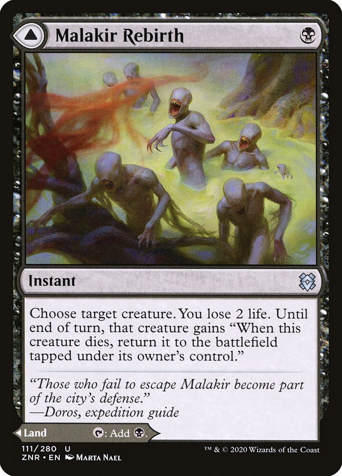 Malakir Rebirth // Malakir Mire [Zendikar Rising] | Silver Goblin