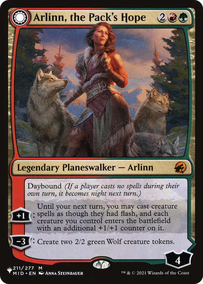 Arlinn, the Pack's Hope // Arlinn, the Moon's Fury (MID-211) - The List