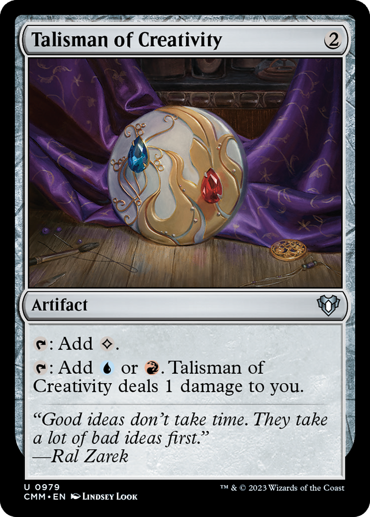 Talisman of Creativity [Commander Masters] | Silver Goblin