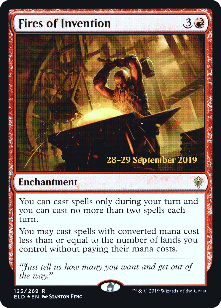 Fires of Invention (125s) Foil - Throne of Eldraine Promos