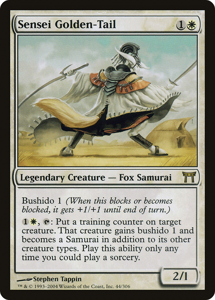 Sensei Golden-Tail (044) - Champions of Kamigawa
