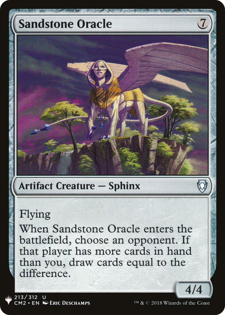 Sandstone Oracle (CM2-213) - The List