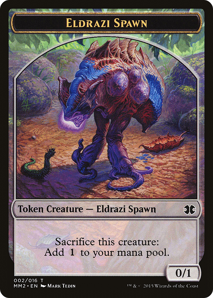 Eldrazi Spawn Token (002/016) [Modern Masters 2015 Tokens] | Silver Goblin