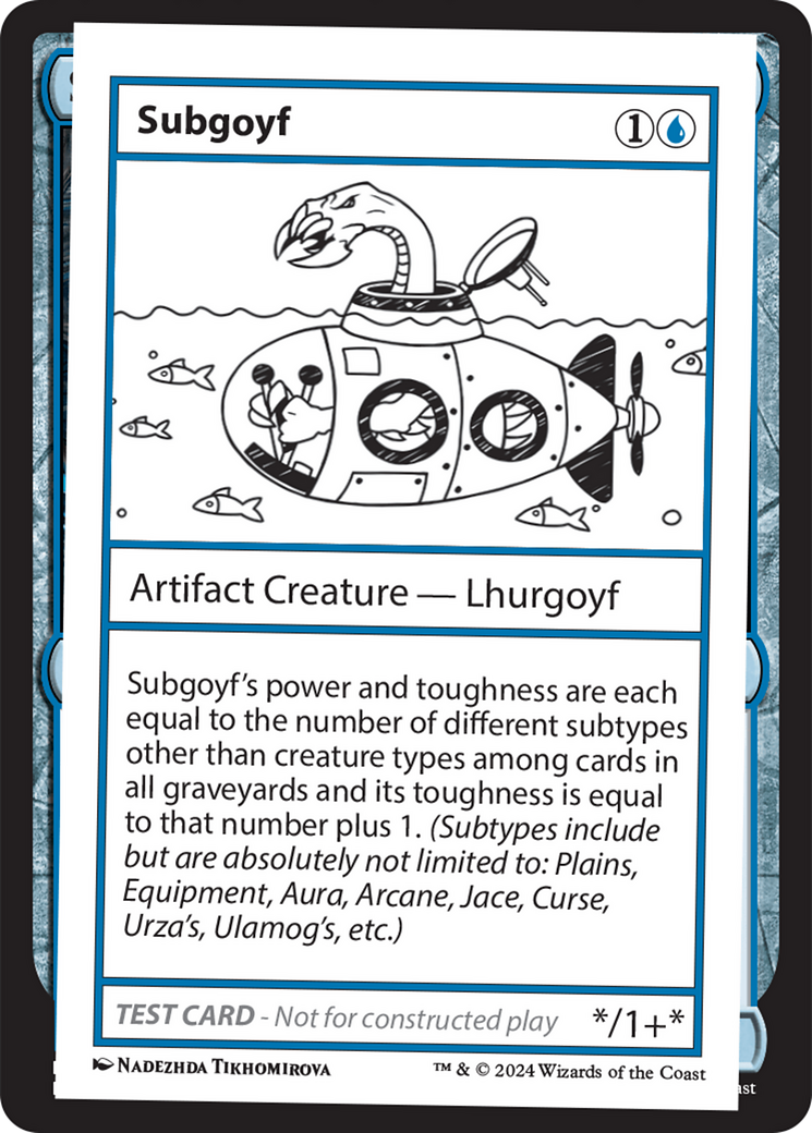 Subgoyf [Mystery Booster 2 Playtest Cards] | Silver Goblin