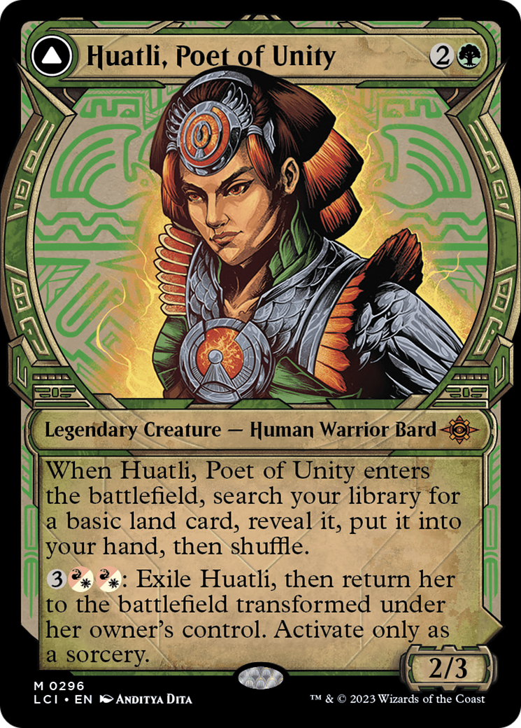 Huatli, Poet of Unity (Showcase) (296) Foil - The Lost Caverns of Ixalan