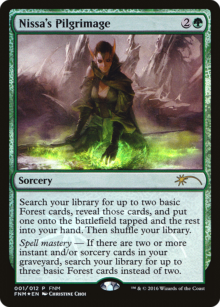 Nissa's Pilgrimage (001) Foil - Friday Night Magic 2016