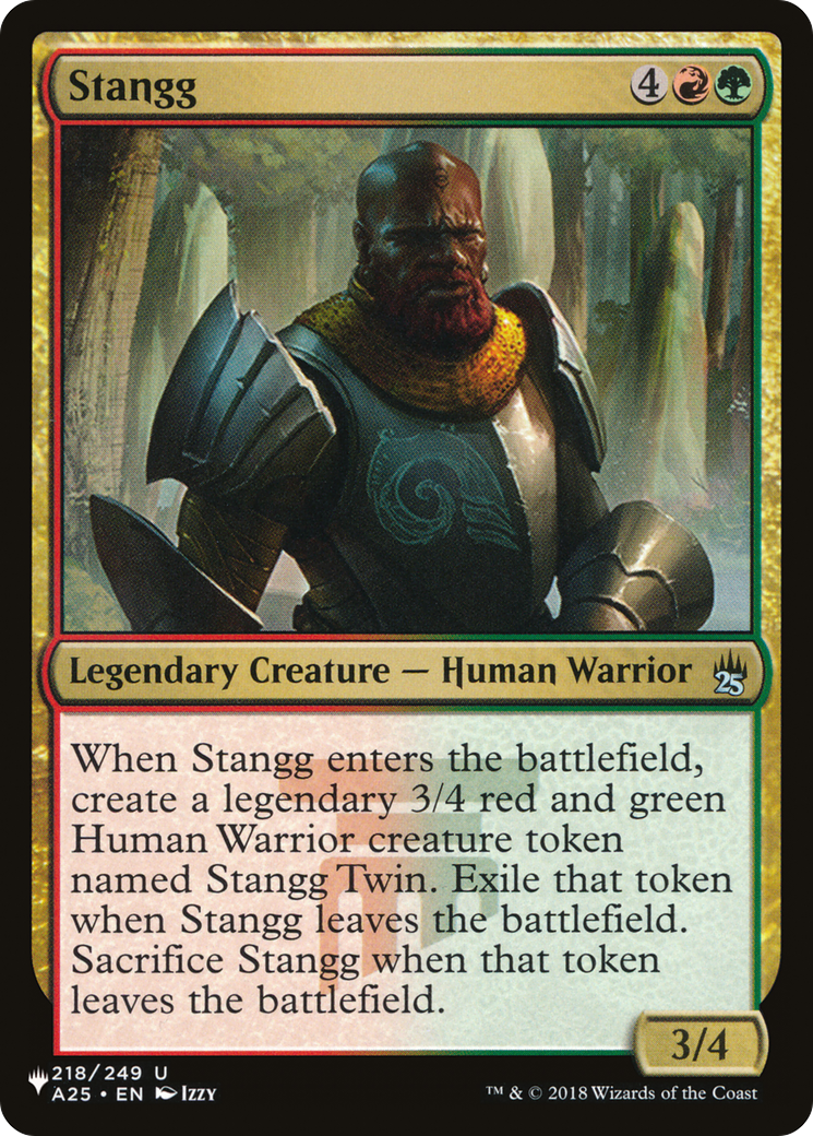 Stangg (A25-218) - The List