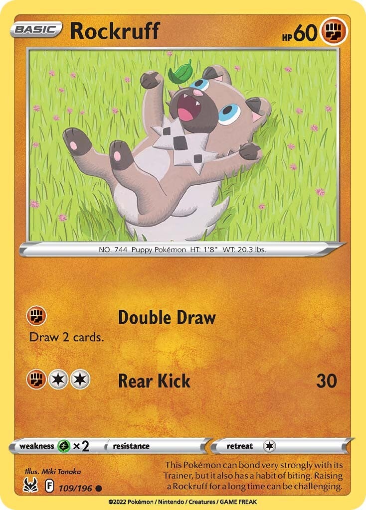 Rockruff (109/196) [Sword & Shield: Lost Origin] | Silver Goblin