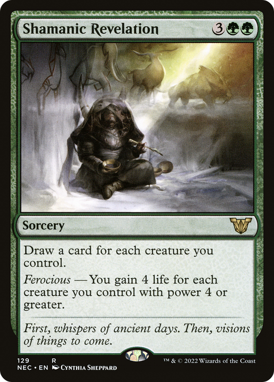 Shamanic Revelation (129) - Neon Dynasty Commander