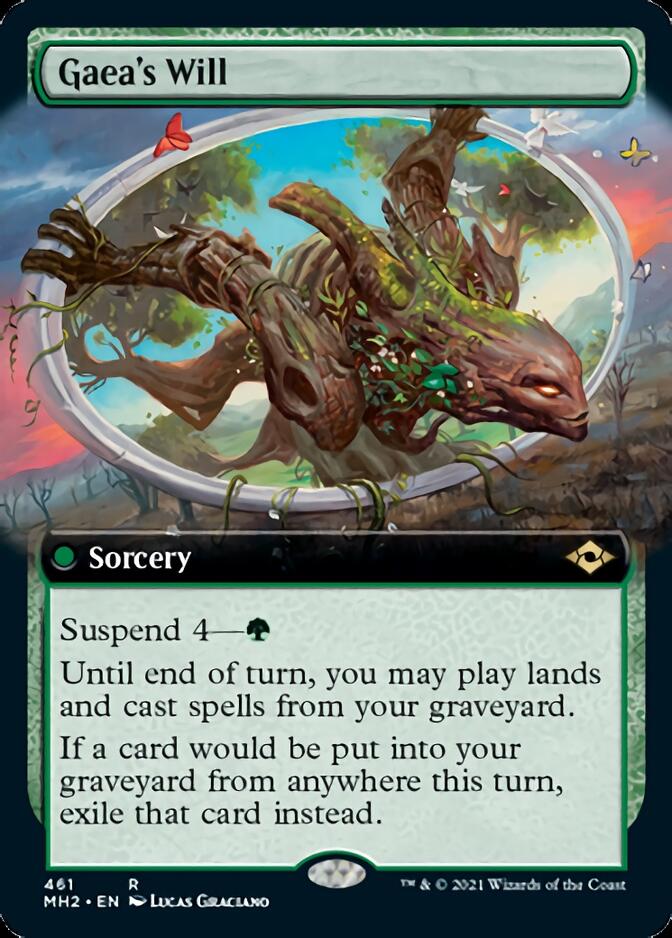 Gaea's Will (Extended Art) [Modern Horizons 2] | Silver Goblin