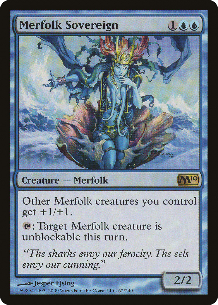 Merfolk Sovereign (062) Foil - Magic 2010