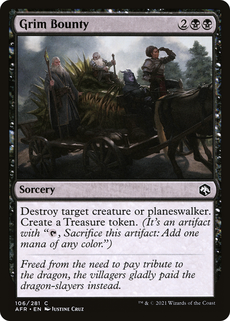 Grim Bounty (106) Foil - Adventures in the Forgotten Realms