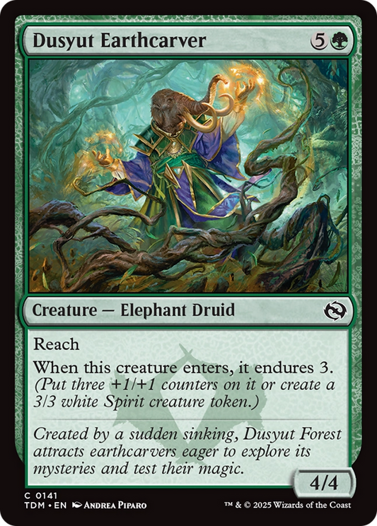 Dusyut Earthcarver (141) Foil - Tarkir: Dragonstorm