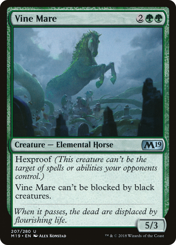 Vine Mare (207) Foil - Core Set 2019