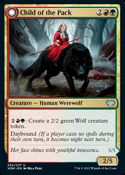 Child of the Pack // Savage Packmate (234) - Innistrad: Crimson Vow