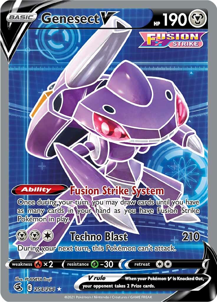 Genesect V (254/264) [Sword & Shield: Fusion Strike] | Silver Goblin