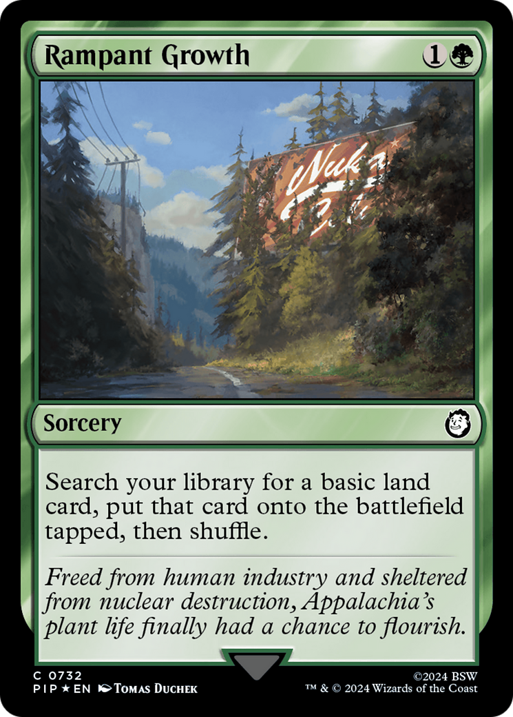 Rampant Growth (732) Surge Foil - Fallout